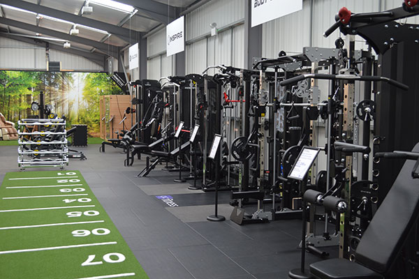 CYC Fitness showroom in Oswestry